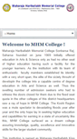 Mobile Screenshot of mhmcollege.org